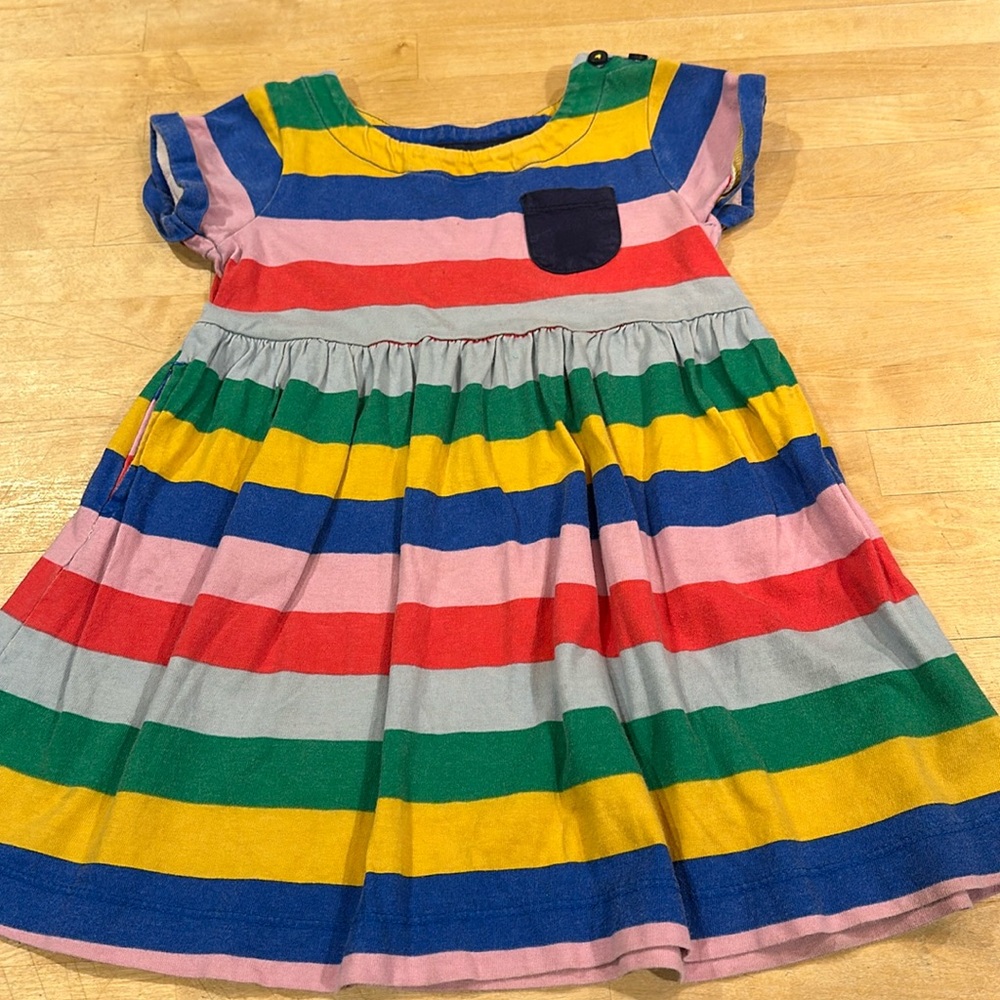 Mini Boden Striped 3-4T Dress